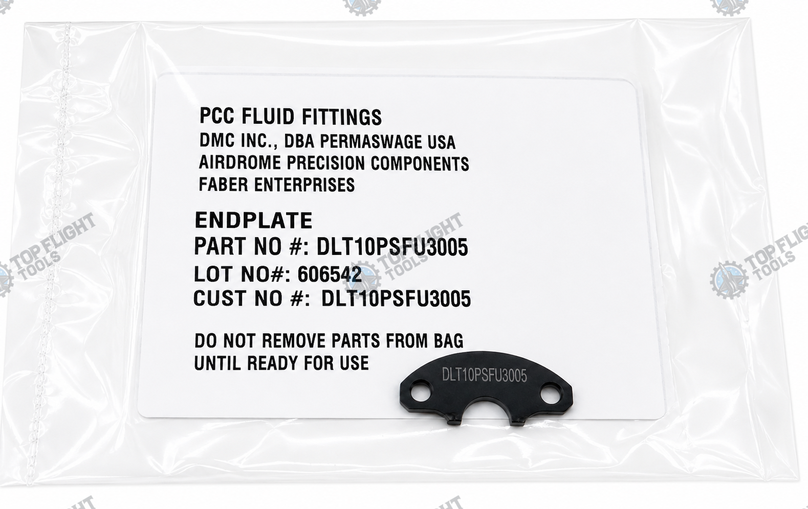 Permaswage DLT10PSFU3005 End Plate Permaswage DLT10PSFU3005 End Plate - Top Flight Tools