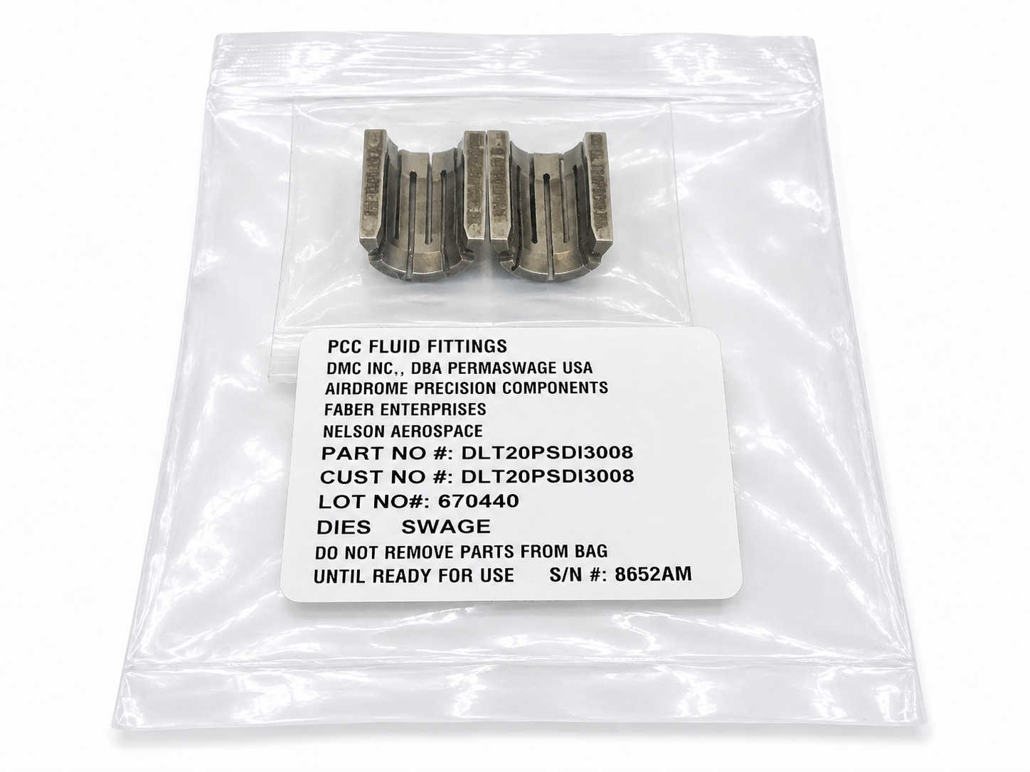 DLT20PSDI3008 Swage Die - Factory New